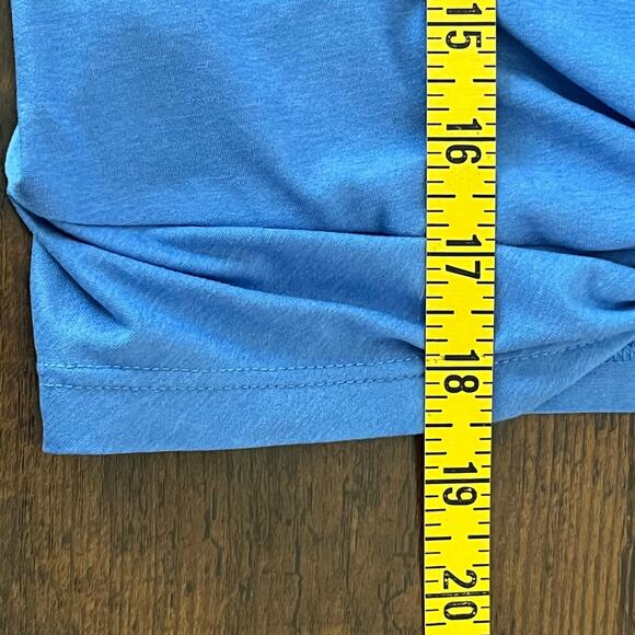 Old Navy Active Cloud 94 Soft Blue Sleeveless Twist Front Cropped Top Size XS - Picture 7 of 7